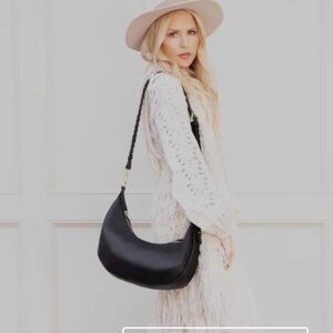 Jules Kae NWT Vegan Black Shoulder Bag